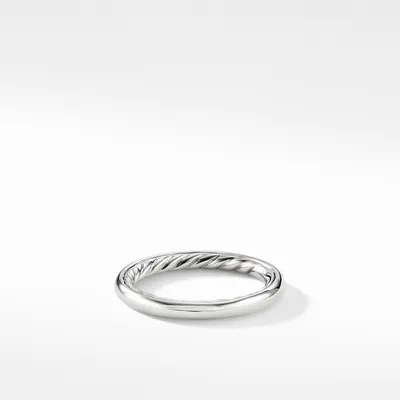 DY Eden Band Ring in Platinum