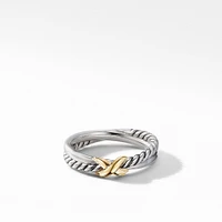 Modern Renaissance Band Ring in 18K Yellow Gold with Diamonds, 4mm