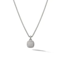 Albion® Pendant in Sterling Silver with Pavé Diamonds