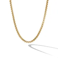 Box Chain Necklace in 18K Yellow Gold