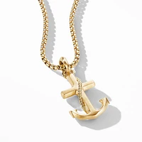 Maritime® Anchor Amulet in 18K Yellow Gold