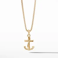 Maritime® Anchor Amulet in 18K Yellow Gold