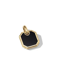 Roman Amulet in 18K Yellow Gold with Black Onyx, 15mm