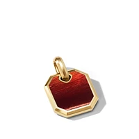 Roman Amulet in 18K Yellow Gold with Red Tigers Eye