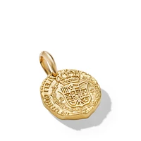 Shipwreck Coin Amulet  in 18K Yellow Gold, 30mm