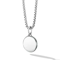 Maritime® Compass Amulet in Sterling Silver with 18K Yellow Gold and Center Diamond