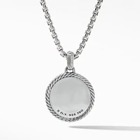 Petrvs Angel Pendant in Sterling Silver with 18K Yellow Gold, 33mm