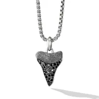 Shark Tooth Amulet in Sterling Silver