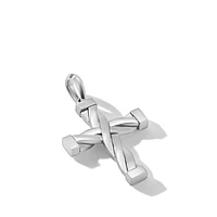 DY Heliosâ„¢ Cross Pendant in Sterling Silver, 48mm