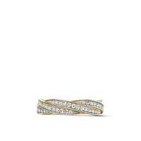 DY Heliosâ„¢ Band Ring in 18K Yellow Gold with Diamonds, 6mm