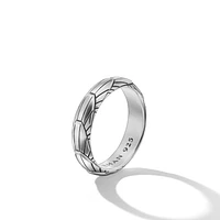 Empire Band Ring in Sterling Silver