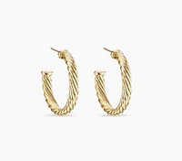 Cablespira® Hoop Earrings