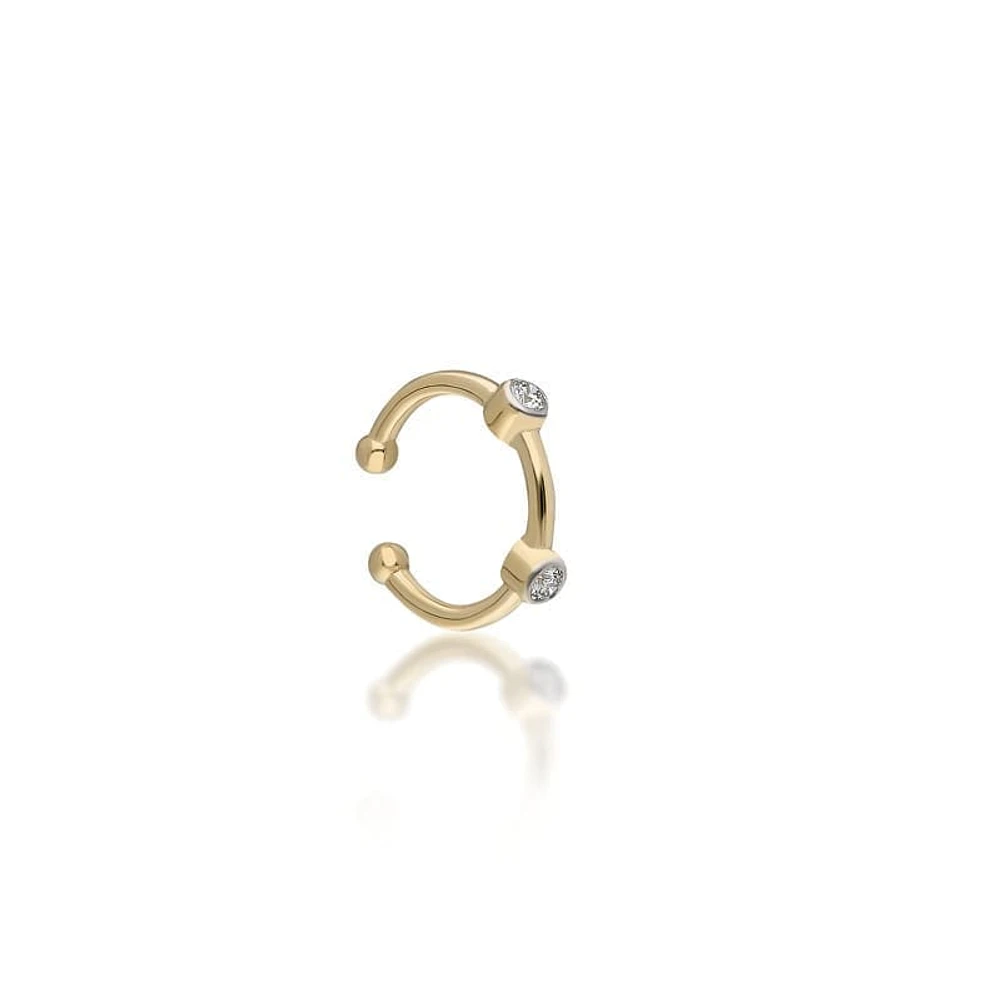 Bezel Ear Cuff