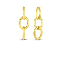 18KT GOLD 3 LOOP EARRINGS - 18K Yellow Gold