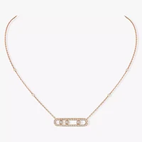 Gold Necklace Move Diamond Pavé