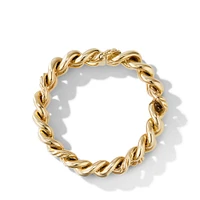 Zig Zag Staxâ„¢ Cuff Bracelet in 18K Yellow Gold with Diamonds
