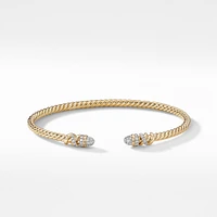DY Madison Toggle Chain Bracelet in 18K Yellow Gold with Diamonds