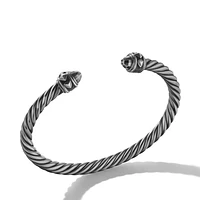 Renaissance Classic Cable Bracelet in Blackened Silver