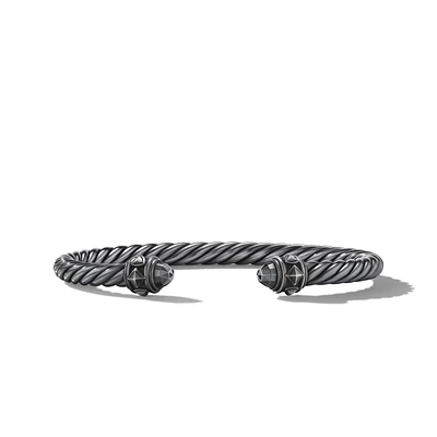 Renaissance Classic Cable Bracelet in Blackened Silver