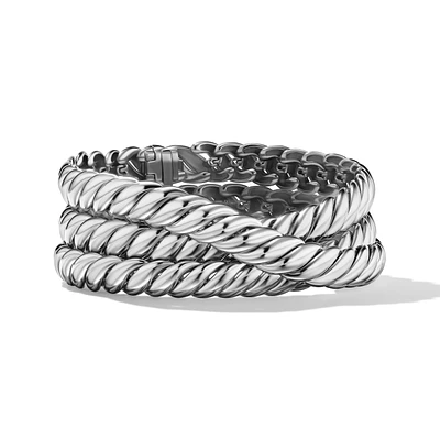 Oval Link Chain Bracelet in Sterling Silver