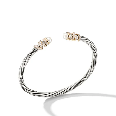 Sculpted Cable Bracelet in Sterling Silver