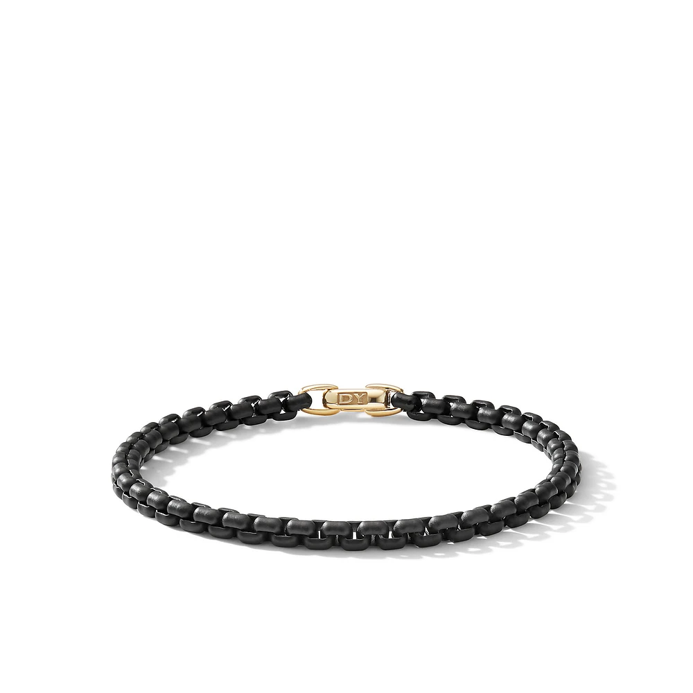 DY Bel Aire Color Box Chain Bracelet in Acrylic with 14K Yellow Gold Accent