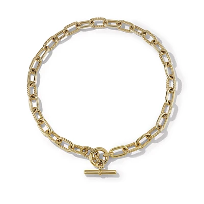 DY Madison Toggle Chain Necklace in 18K Yellow Gold, 11mm