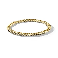 Sculpted Cable Necklace in 18K Yellow Gold, 14mm