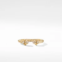 Renaissance Ring in 18K Yellow Gold with Diamonds