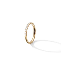Albion Oval Ring in 18K Yellow Gold with Malachite and Diamonds, 21mm