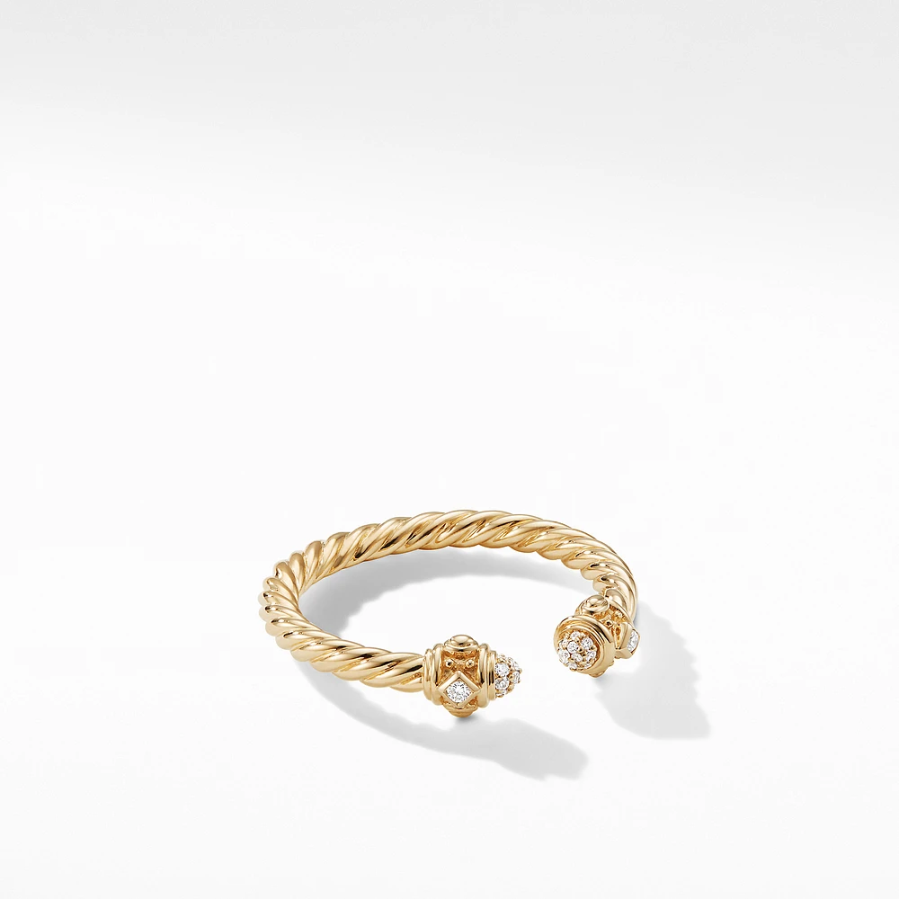 Renaissance Ring in 18K Yellow Gold, 6.5mm