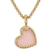 Marbellaâ„¢ Y Pendant in 18K Yellow Gold with Blue Topaz and Hampton Blue Topaz, 57.8mm