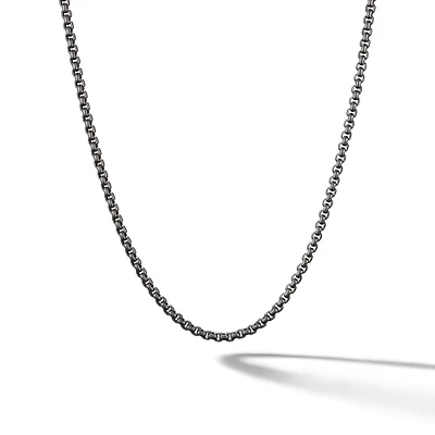 Box Chain Necklace in Stainless Steel