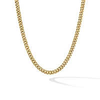 Curb Chain Necklace in 18K Yellow Gold