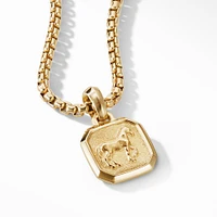 Petrvs Horse Amulet in 18K Yellow Gold, 13.4mm