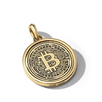Currency Duality Amulet in 18K Yellow Gold, 30mm