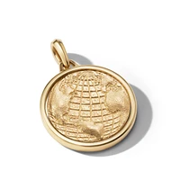 Earth and Moon Duality Amulet in 18K Yellow Gold, 30mm