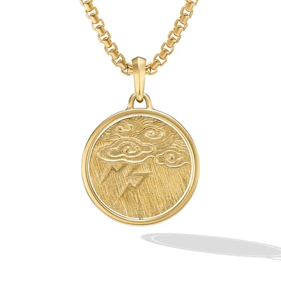 Storm Duality Amulet in 18K Yellow Gold