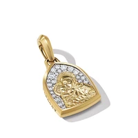 Streamline Amulet in 18K Yellow Gold, 39mm