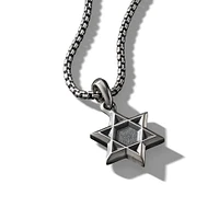 Star of David Amulet in Sterling Silver, 34.7mm
