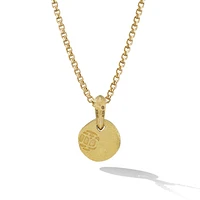 Shipwreck Coin Amulet in 18K Yellow Gold, 17mm