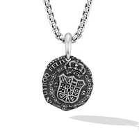 Shipwreck Coin Amulet  in Sterling Silver, 30mm