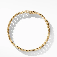 Curb Chain Bracelet in 18K Yellow Gold