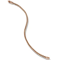 Box Chain Bracelet in 18K Rose Gold