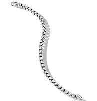 Box Chain Bracelet in Sterling Silver