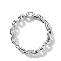 Deco Link Bracelet in Sterling Silver, 11mm