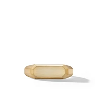 Streamline Signet Ring in 18K Yellow Gold, 7.3mm