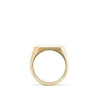 Streamline Signet Ring in 18K Yellow Gold, 7.3mm