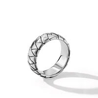 Sculpted Cable Contour Band Ring in 18K Yellow Gold