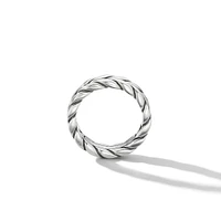 Chevron Band Ring in Sterling Silver, 6mm